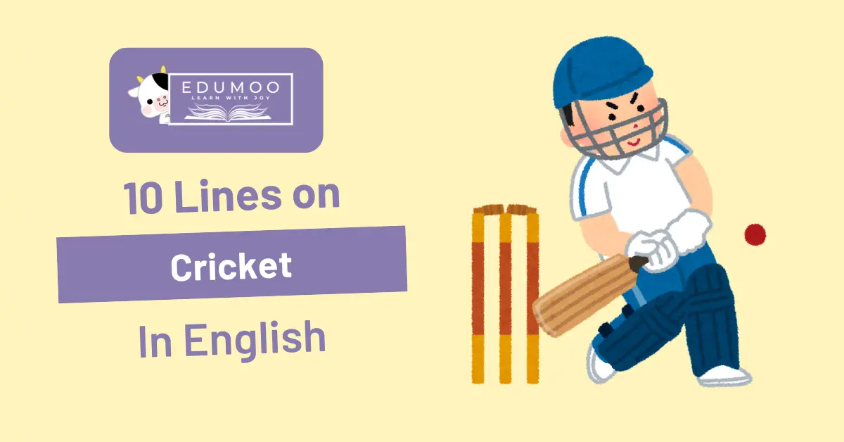 10 Lines On Cricket In English