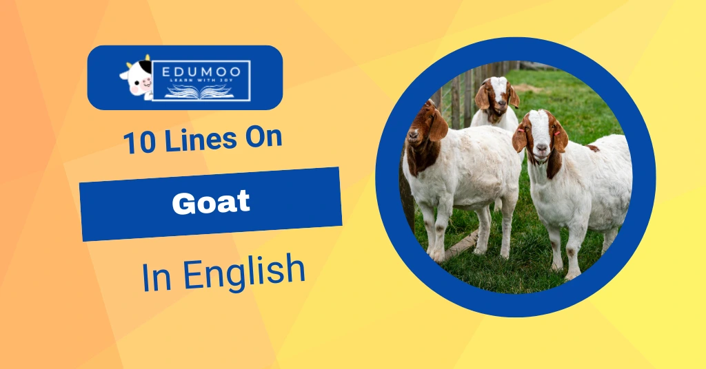 10 lines on goat
