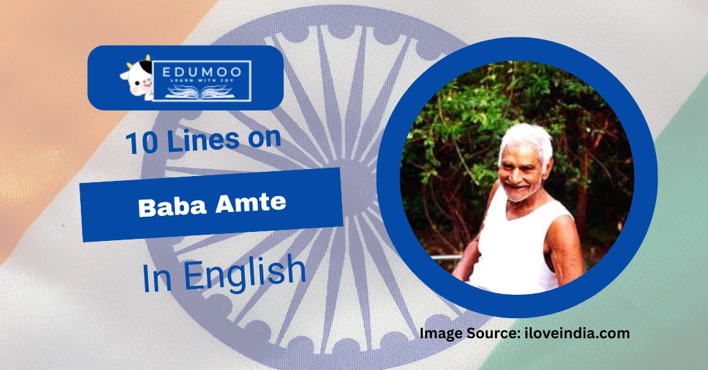 10 lines on baba amte