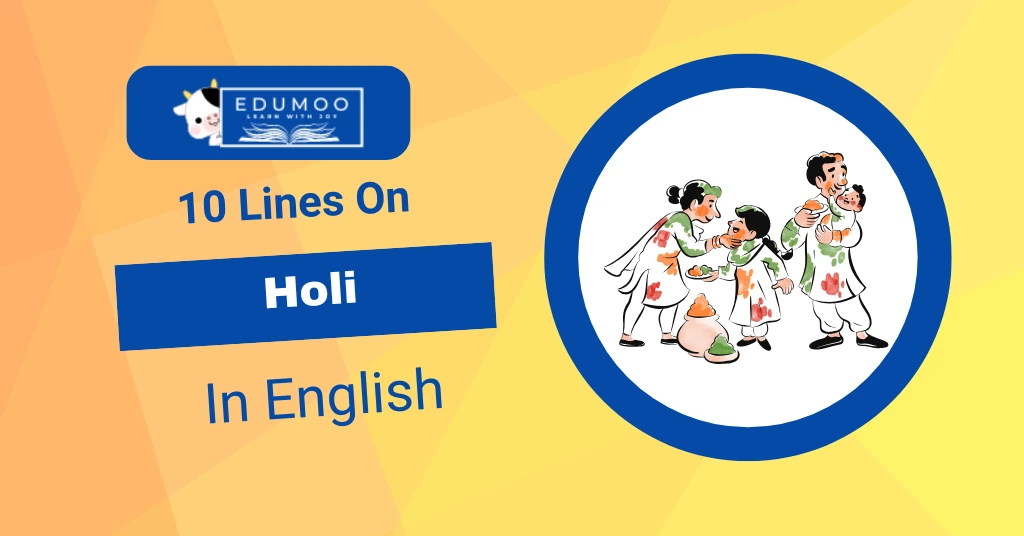 10 lines on holi