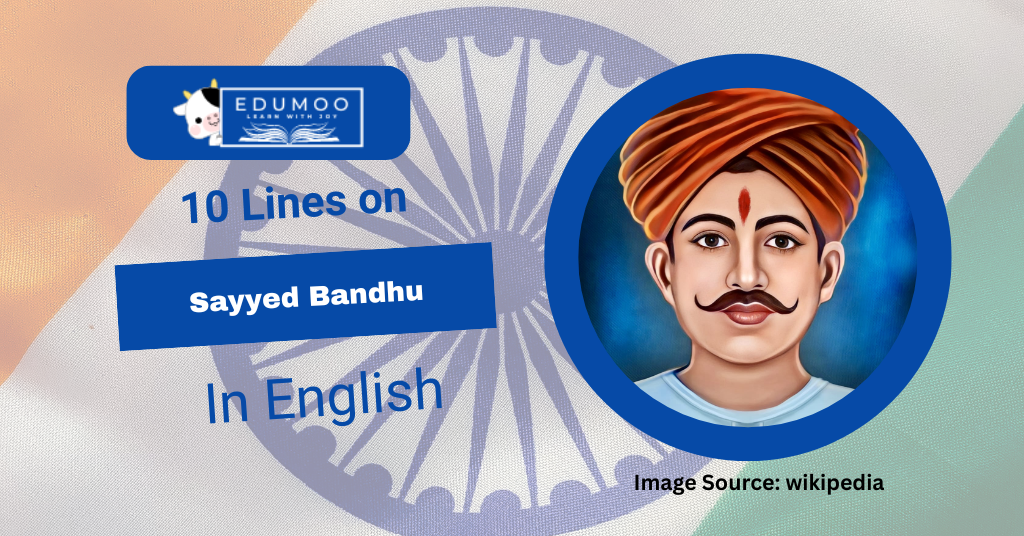 10 Lines On Sayyed Bandhu